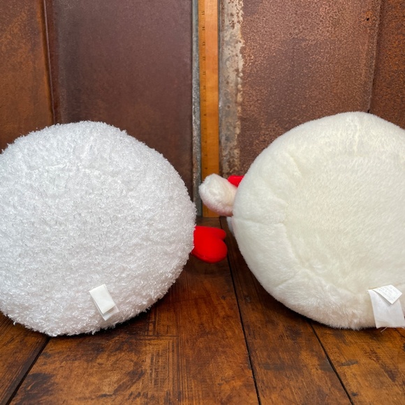 Vintage 2000/2001 PetSmart Dog Christmas Holiday SnowPuppy Snowman Plush- 2! - Picture 5 of 11